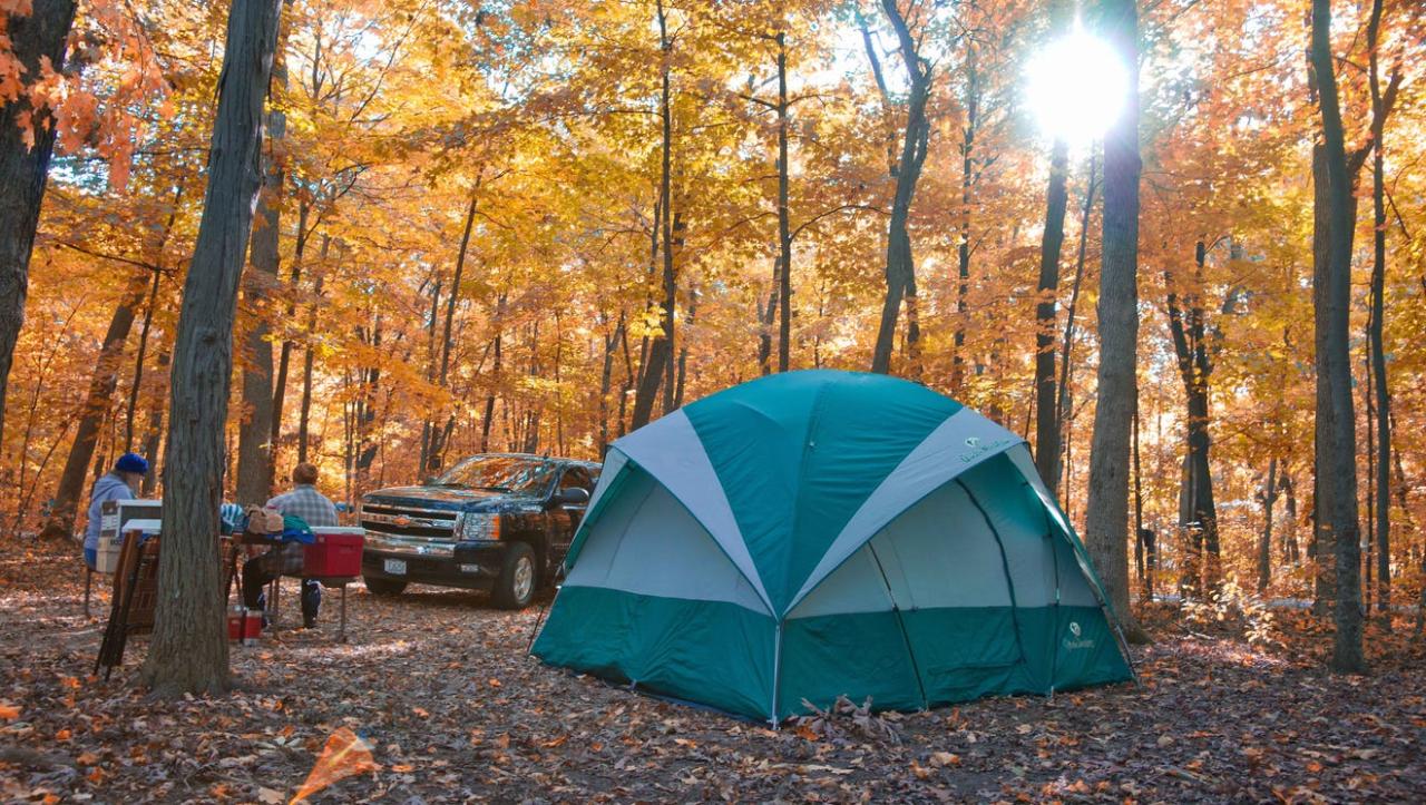 Great fall camping spots in Wisconsin